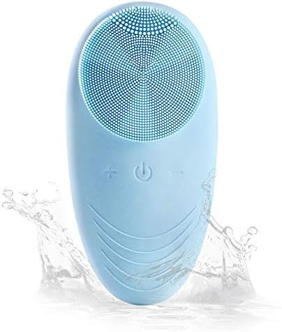 Silicone Facial Cleansing Brush, 5 Modes Sonic Face Cleansing Brush, Rechargeable and Waterproof ... | Amazon (US)