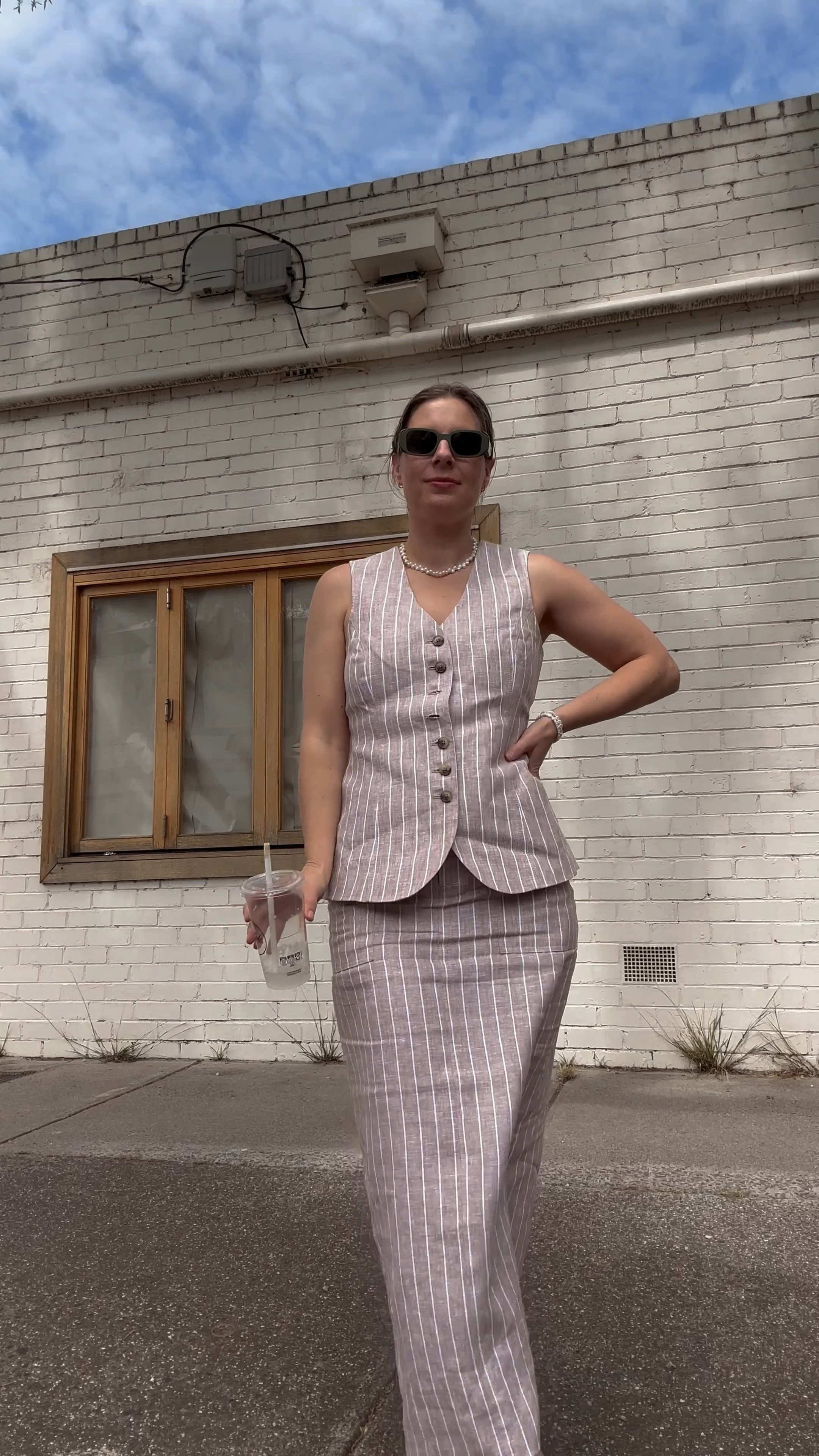 This striped linen vest and skirt set is perfect for spring. Its true to size, I’m wearing size 10s (but if in between sizes then go down) 

#LTKspring #LTKaustralia