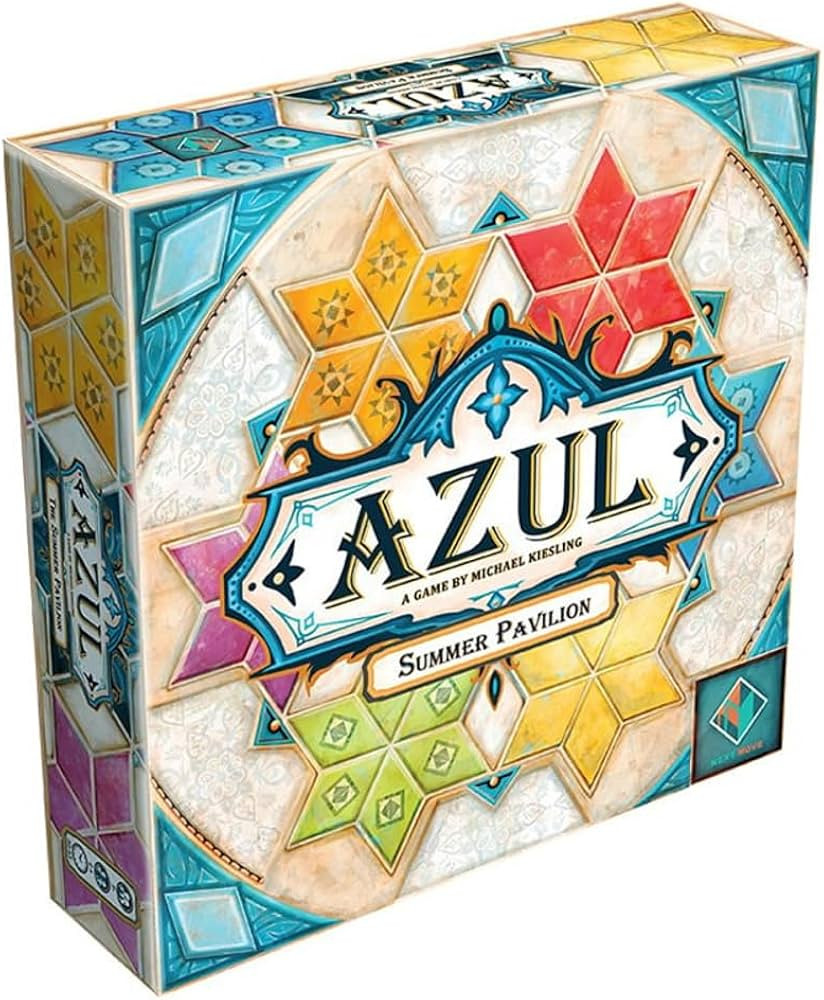 Azul Summer Pavilion Board Game - Strategic Tile-Placement Game for Family Fun, Great Game for Ki... | Amazon (US)