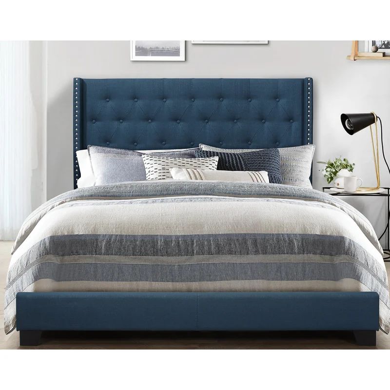 Aadvik Tufted Upholstered Low Profile Standard Bed | Wayfair North America