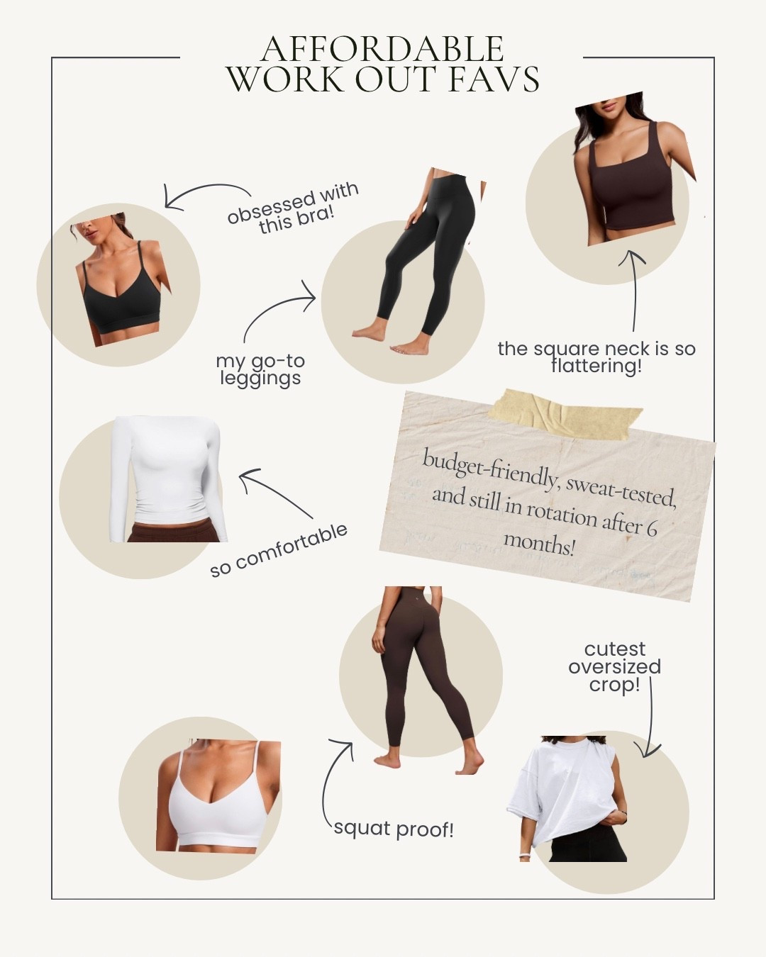 my go-to affordable work out pieces! (All under $40!) 

#LTKfitnessgoals #LTKMidsize #LTKFindsUnder50