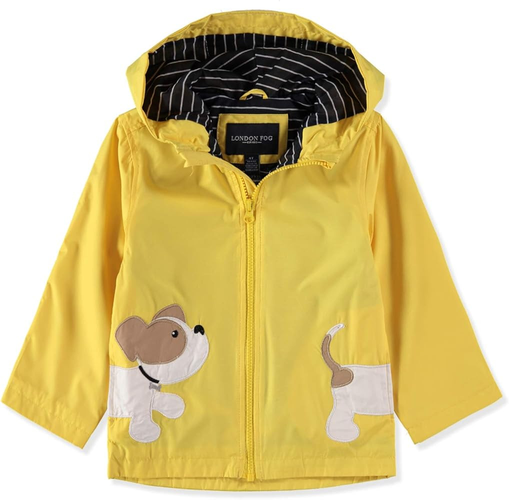 LONDON FOG Boys' Little Animal Rainslicker Rain Jacket | Amazon (US)