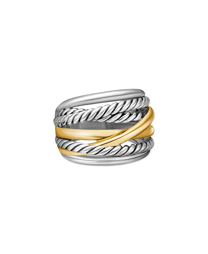 David Yurman Crossover Wide Ring with 14K Gold | Bloomingdale's (US)