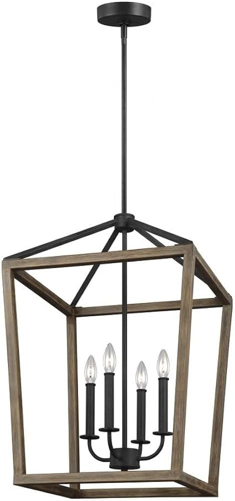 Generation Lighting-Sean Lavin-Chandelier 4 Light Steel In Traditional Style-18 Inch Wide By 26.7... | Amazon (US)