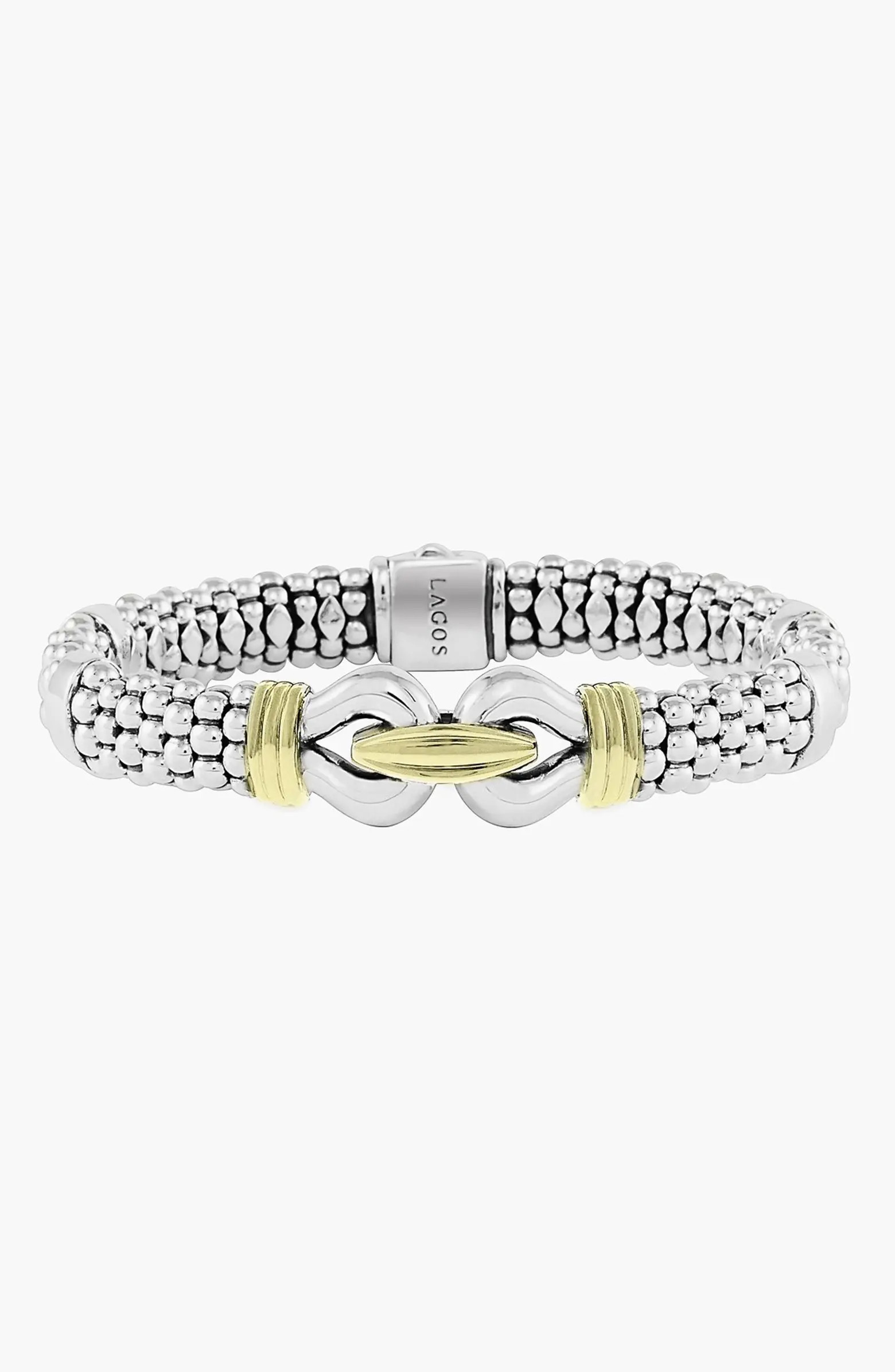 Derby Two-Tone Caviar Rope Bracelet | Nordstrom