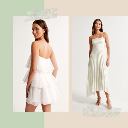 Little White Dresses for women from Abercrombie.com 💍💒 Bachelorette weekend dresses, white dresses for bridal showers, and rehearsal dinner dresses: 


#LTKparties #LTKwedding #LTKSeasonal