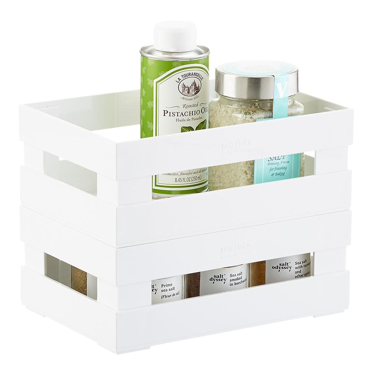 Guzzini White Italian Pantry Bins | The Container Store