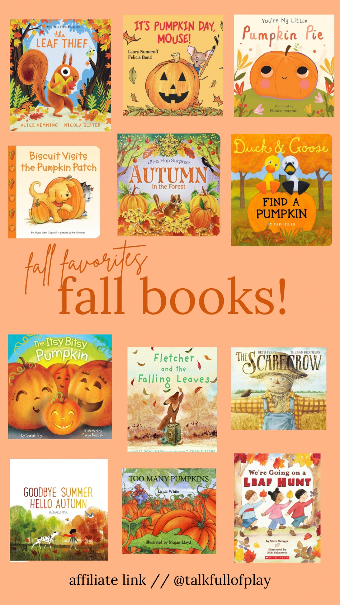 fall books for children 🍁 

kids books, books for babies, autumn books, baby books, seasonal books, fall theme 

#LTKKids #LTKSeasonal #LTKBaby