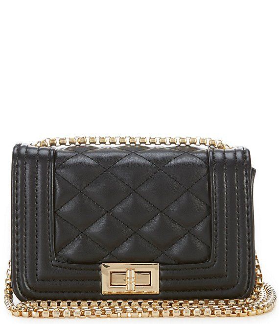 Girls Cross Body Quilted Chain Strap Bag | Dillards