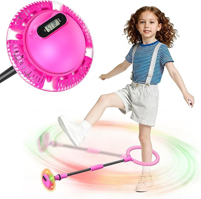 Skip Ball for Kids - Smart Fitness Hopper Ball Jump Rope Ball with Vibration Counter, Time/Distan... | Amazon (US)