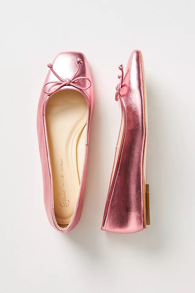 Guilhermina Square-Toe Ballet Flats | Anthropologie (US)