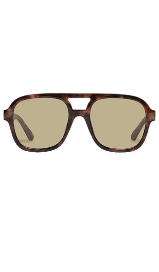 Whirlpool Sunglasses in Dark Tort & Khaki Tint | Revolve Clothing (Global)