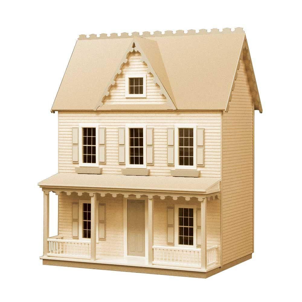 Vermont Farmhouse Jr. Dollhouse Kit | The Home Depot