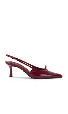 Tony Bianco Quill Slingback in Bordeaux Patent from Revolve.com | Revolve Clothing (Global)