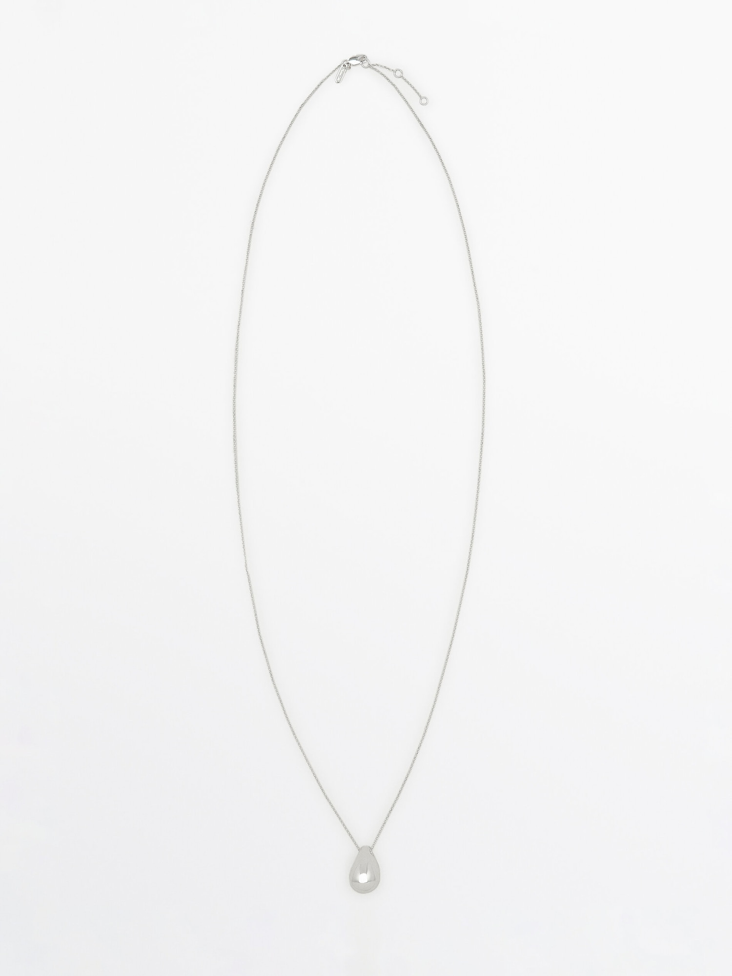 Long chain necklace with drop detail | Massimo Dutti US