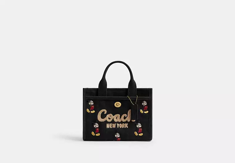 Disney X Coach Cargo Tote Bag 20 With Mickey Mouse In Regenerative Cotton Canvas | Coach (US)