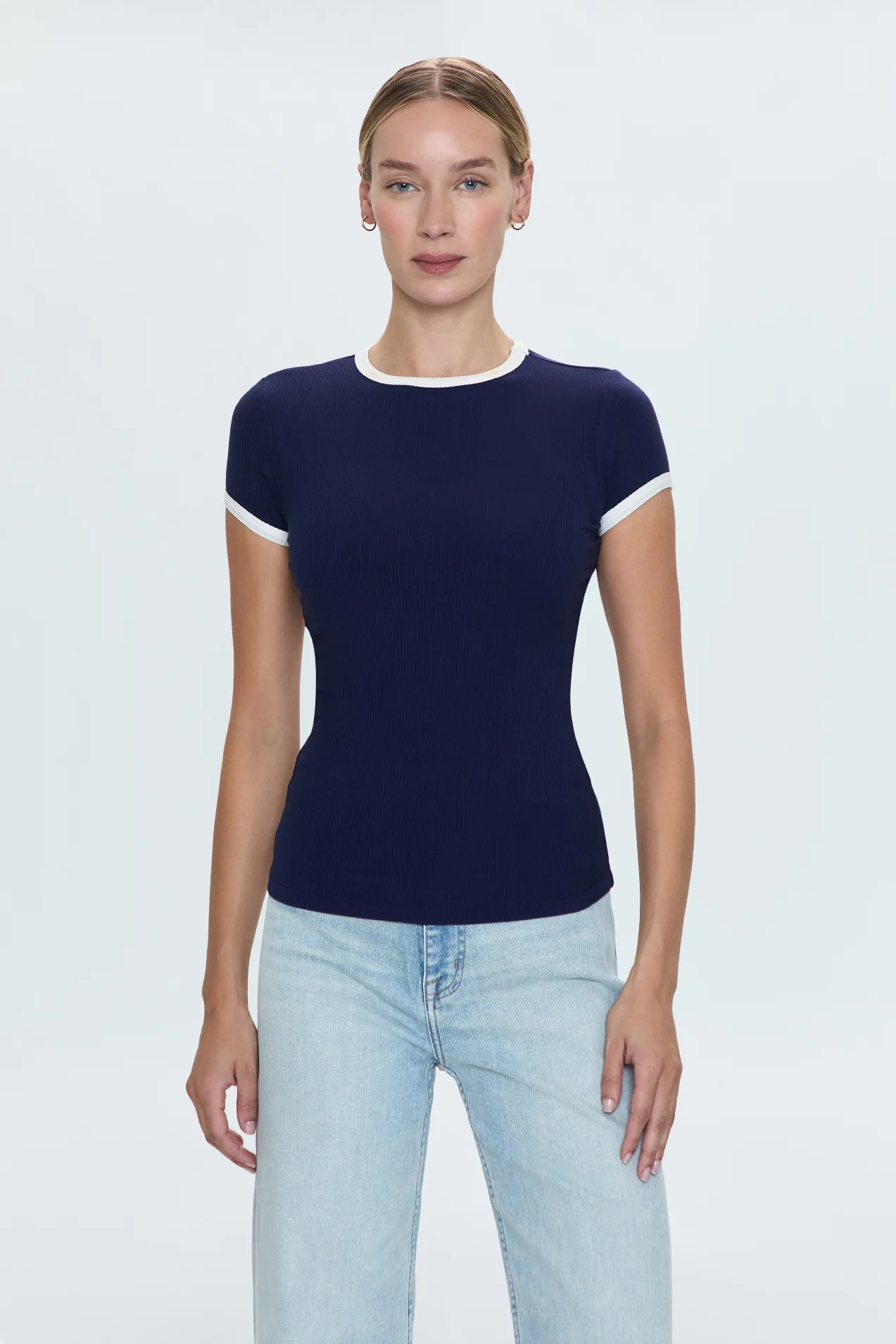 Renee Baby Ringer Tee - Maritime and White | Pistola Denim
