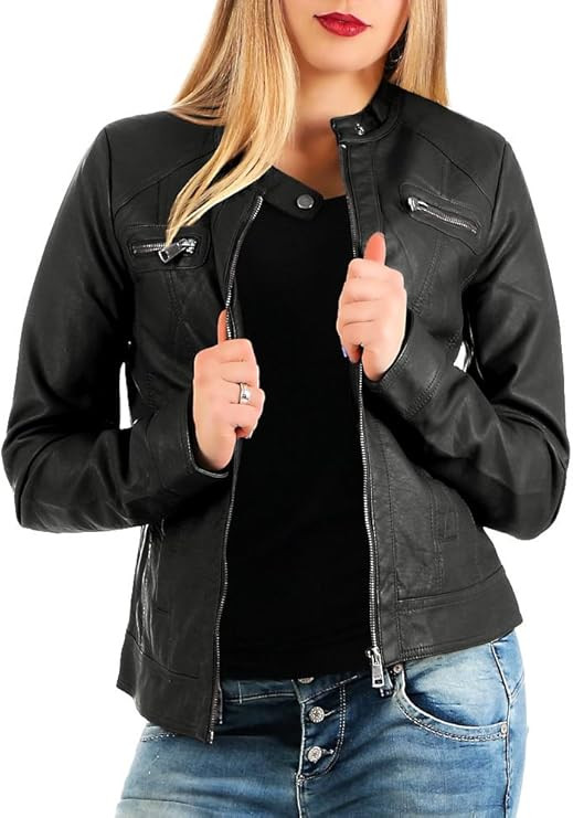 ONLY Faux Leather Jacket ONLBANDIT Faux Leather Jacket | Amazon (ES)