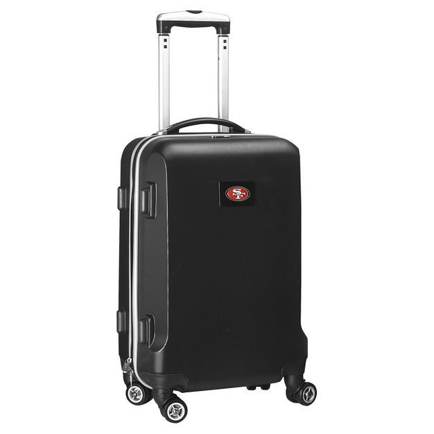 NFL San Francisco 49ers Mojo Hardcase 20" Spinner Wheels Carry On Suitcase  - Black | Target