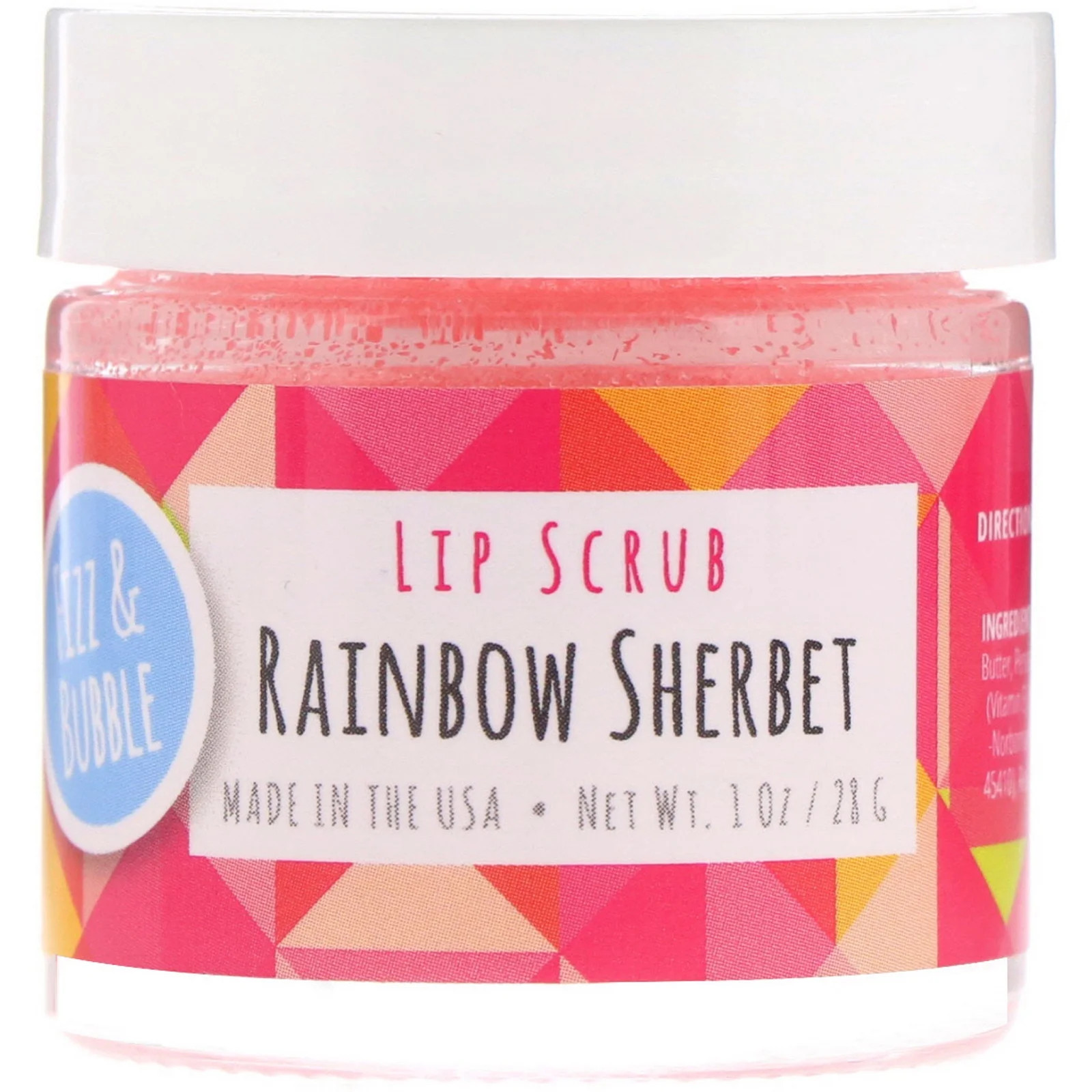 Fizz & Bubble Lip Scrub, Rainbow Sherbet, 1 oz (28 g) | Walmart (US)