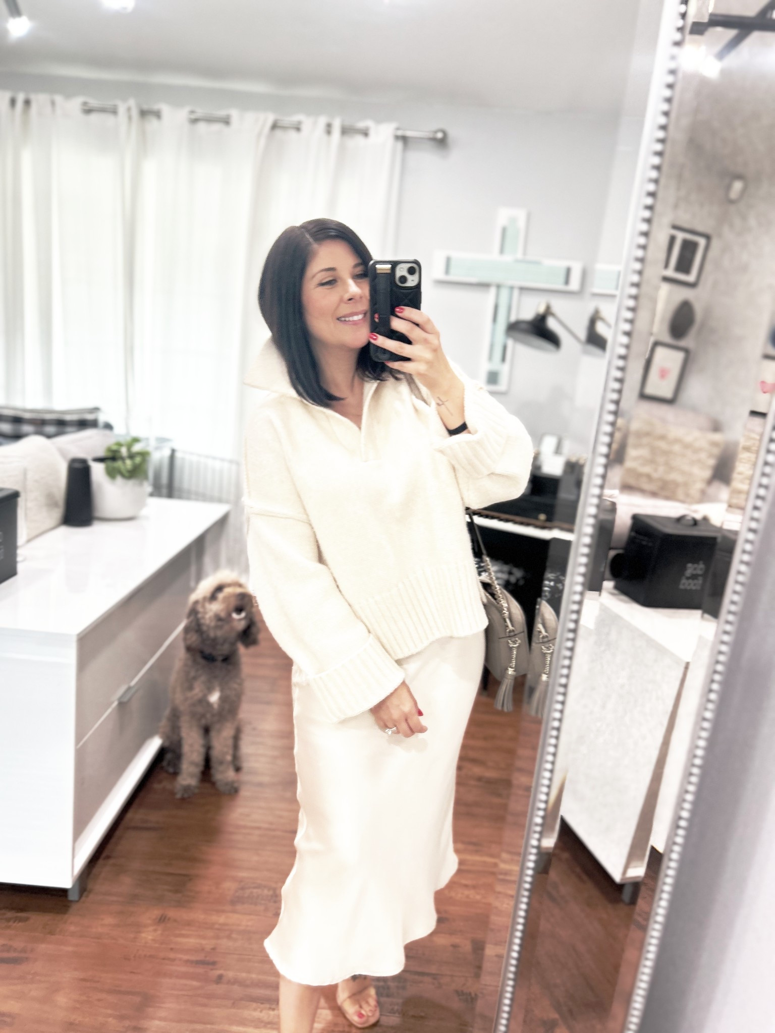 Spring Outfit with the cutest slip skirt  

#LTKStyleTip