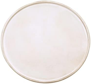 DN DECONATION White Wood Tray, 14.76“ Decorative Tray for Coffee Table, Decorative Round Trays ... | Amazon (US)