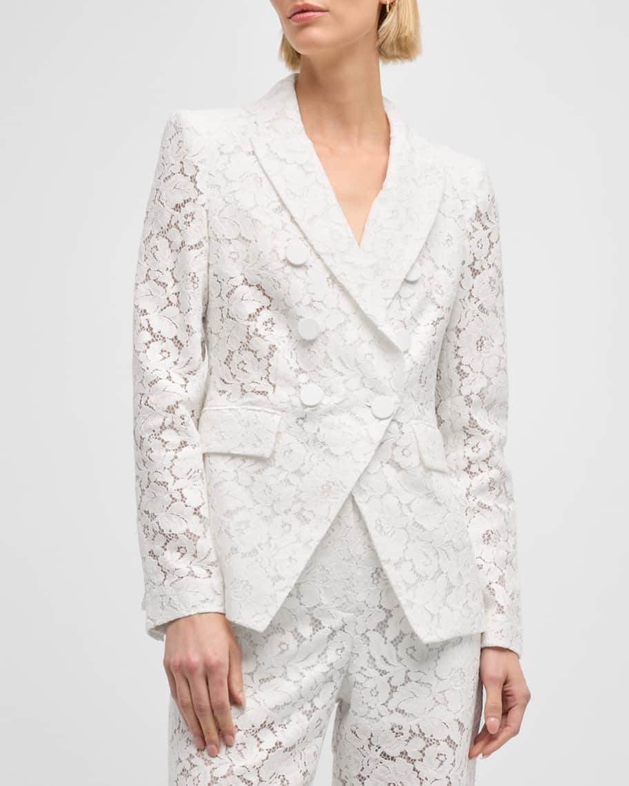 Veronica Beard Miller Lace Dickey Jacket | Neiman Marcus