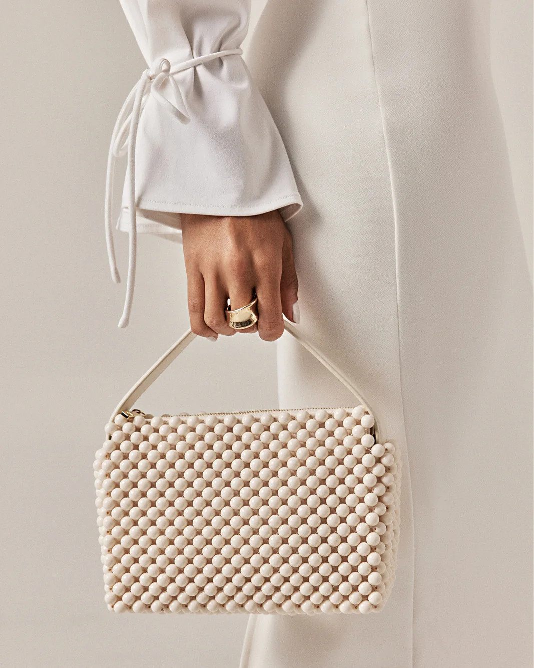 JEANIE HANDLE BAG - BONE | Billini AU