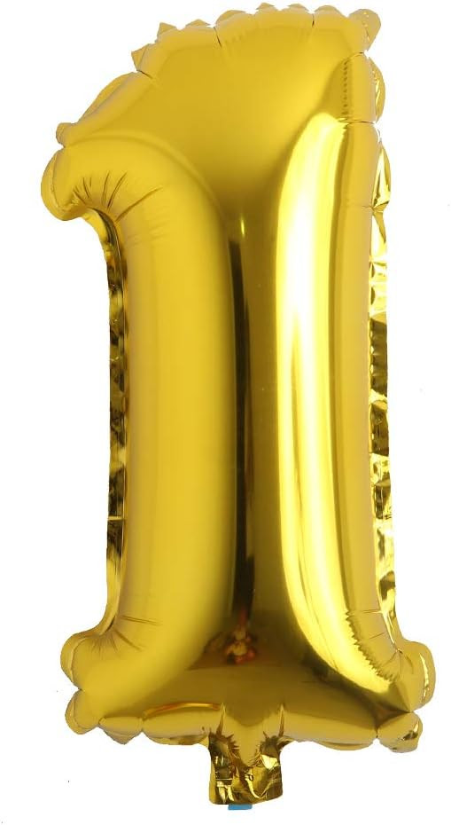 16" Alphabet Letter and Number Balloons Set Package, Aluminum Hanging Foil Film banner Mylar Balloon for Birthday Party Decoration Custom Word (A-Z, 0-9 Gold) (16 inch 1 Gold) | Amazon (US)