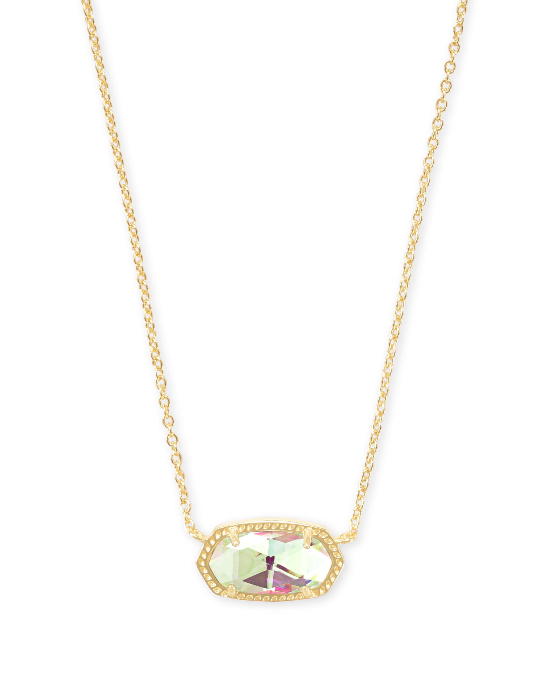 Elisa Gold Pendant Necklace in Dichroic Glass | Kendra Scott | Kendra Scott