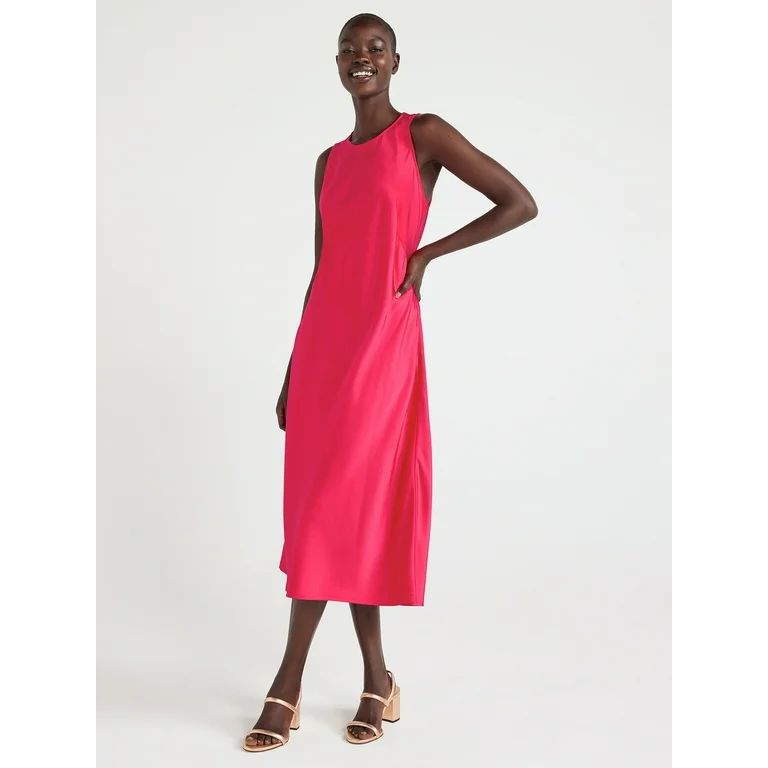 Free Assembly Women’s Sleeveless Bias Slip Dress, Sizes XS-XXXL | Walmart (US)