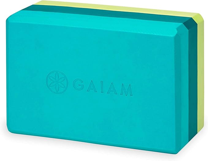 Gaiam Yoga Block - Supportive Latex-Free Eva Foam - Soft Non-Slip Surface with Beveled Edges for ... | Amazon (US)