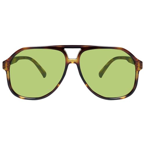 mosanana Retro Aviator Oversized Sunglasses for Women Men Trendy Cute Big Vintage Shades Tortoise Green sunnies for Outdoor 2025 UV400 MS52481 | Amazon (US)