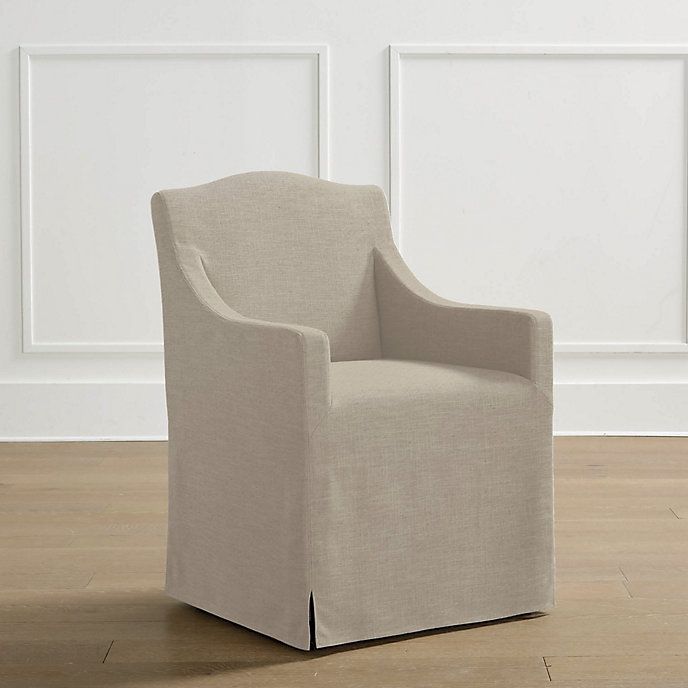 Turin Low-Back Slipcovered Dining Armchair | Frontgate | Frontgate