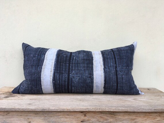 HMONG PILLOW LUMBAR, 16' x 32' Hmong, Hemp Fabric, Vintage Textile, Handmade Textile, Hmong Pillo... | Etsy (US)