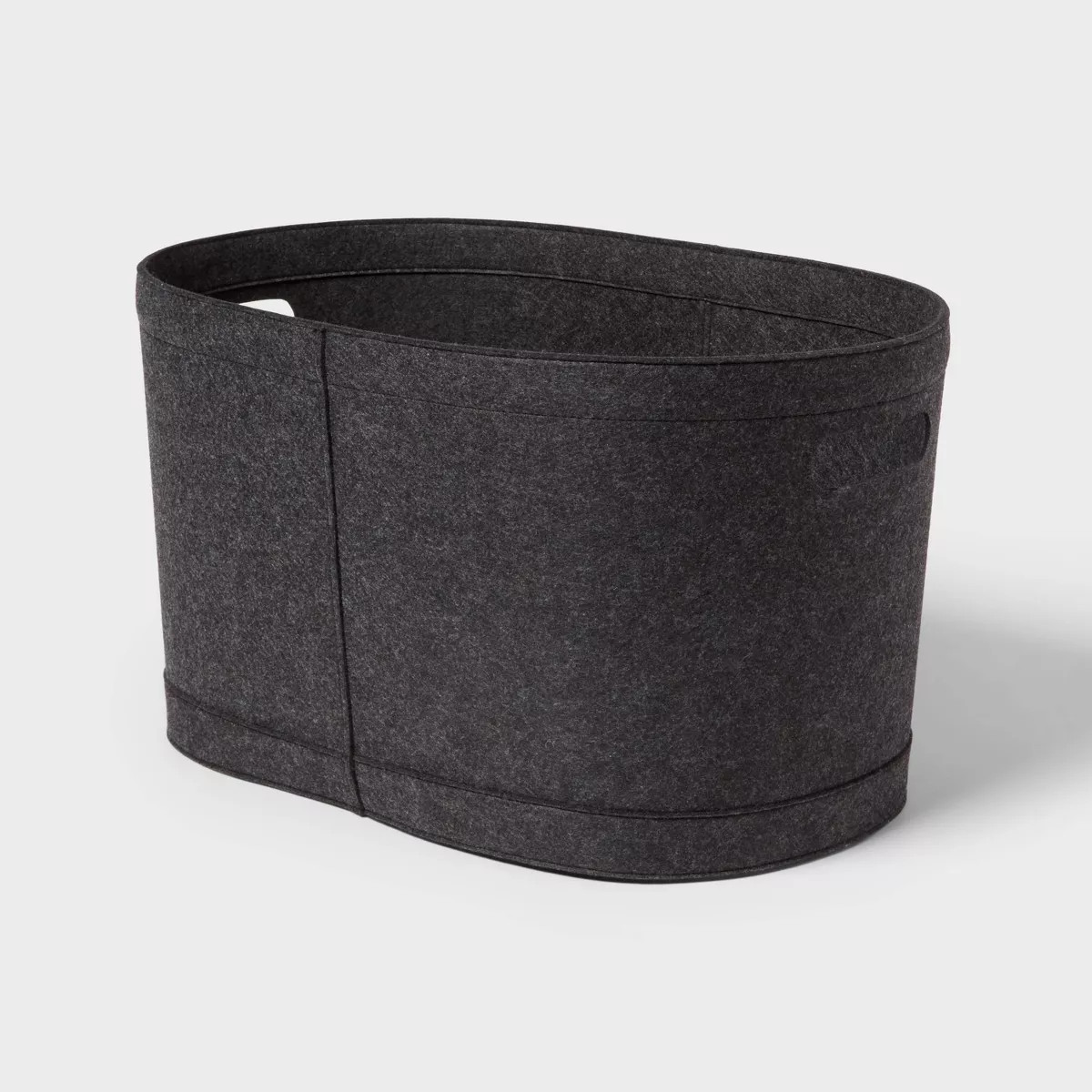1.5bu Felt Laundry Basket Black - Brightroom™ | Target