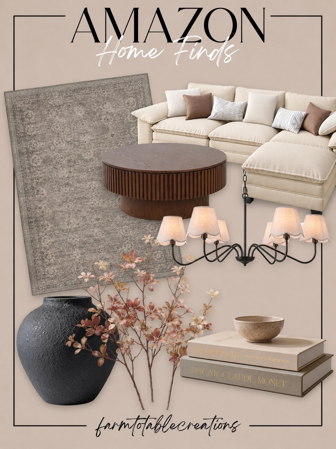 Amazon Living Room Finds You’ll Love 🤎

Create a warm, designer-inspired living room with these Amazon home finds! From the cozy sectional and fluted coffee table to the statement chandelier, vintage-inspired rug, and beautiful decorative accents, these affordable pieces make it easy to achieve a high-end look without the designer price tag.

Follow @farmtotablecreations on Instagram for more cozy home finds, budget-friendly décor, and designer-inspired Amazon favorites.

#LTKHome #AmazonHome #AmazonFinds #HomeDecor #LivingRoomInspo #NeutralHome #CozyHome #InteriorDesign #DesignerInspired #ModernFarmhouse #AmazonFavorites #HomeStyling #FarmToTableCreations

#LTKSaleAlert #LTKHome