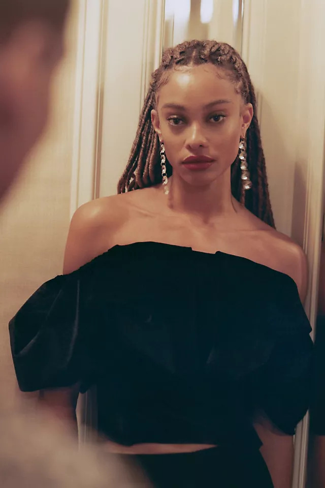 Hutch Velvet Corset Top | Anthropologie (US)