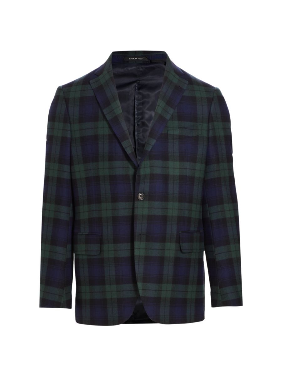 Saks Fifth Avenue COLLECTION Plaid Wool Sport Coat | Saks Fifth Avenue