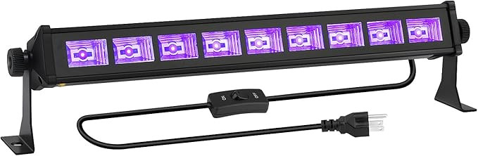 Black Light, OPPSK 27W 9 LED UV Black Light Bar Light Up 16x16ft Area, Black Lights for Glow Part... | Amazon (US)