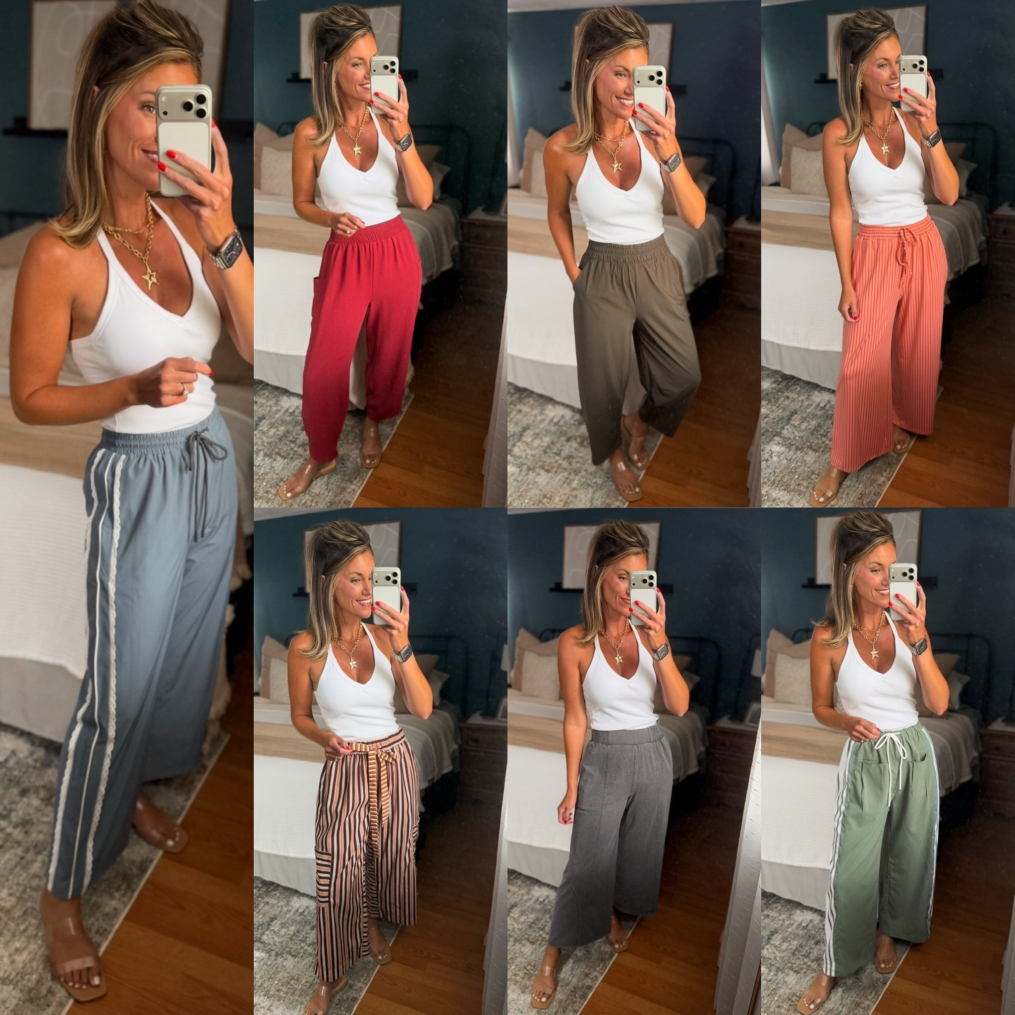 It’s HOT, it’s summer. No one wants to wear jeans. Try one of these fun pant options instead. Wearing medium in all pants. Medium in tank top

#LTKmomlife #LTKootd #LTKOver40