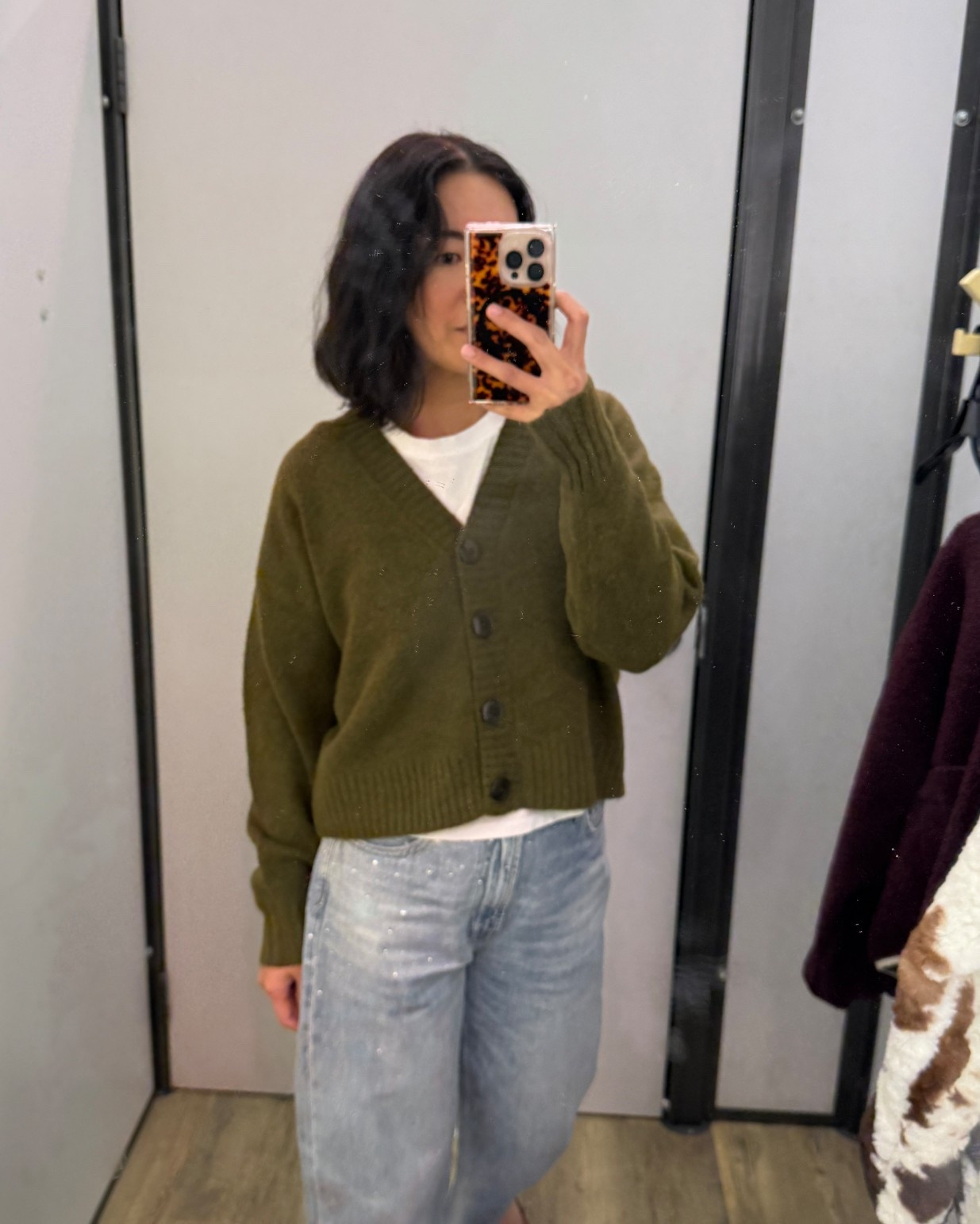 Wearing a Small in the cardigan  

#LTKOver40 #LTKPetite