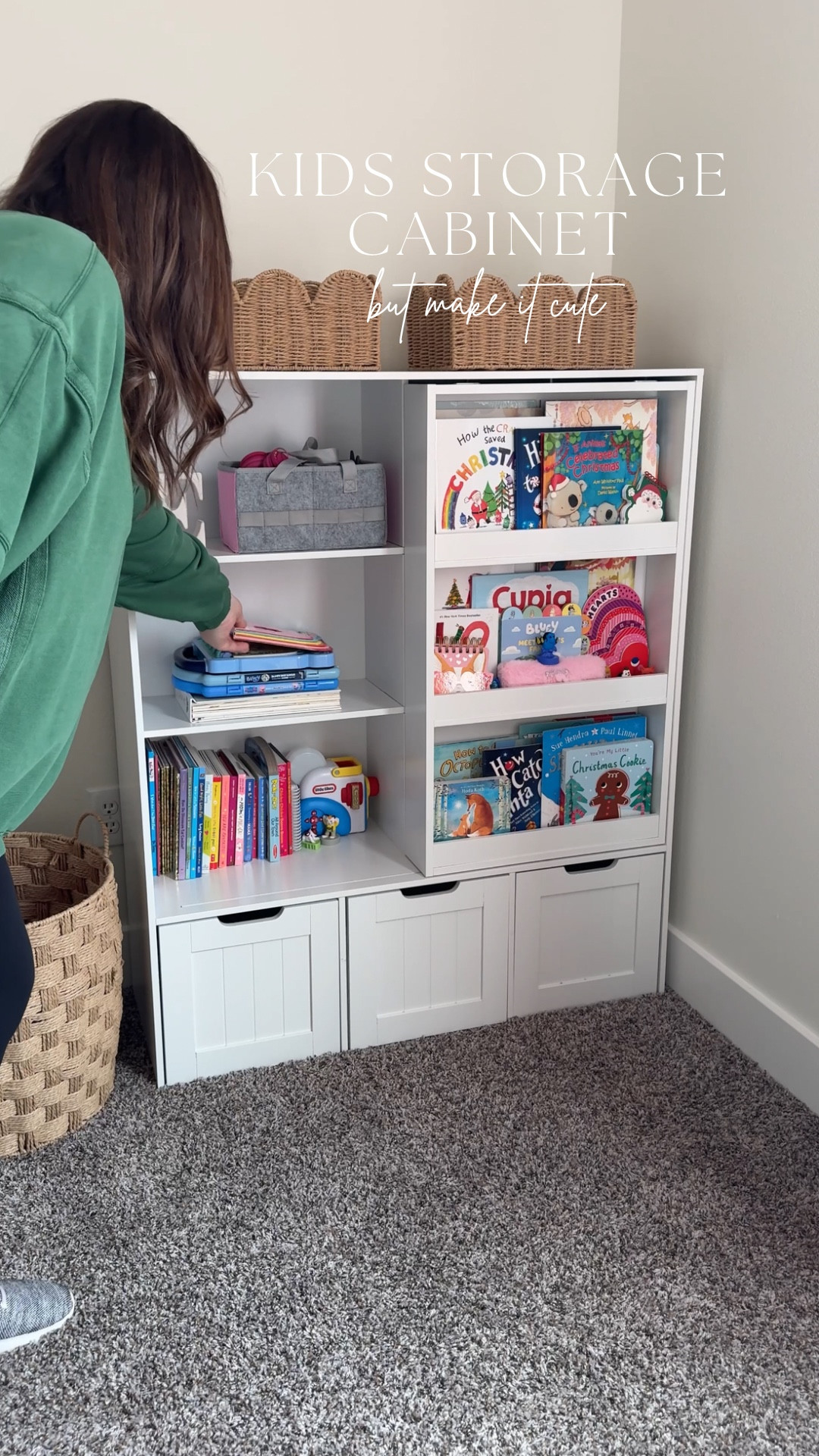 🚨 ON CLEARANCE 🚨 This kids storage cabinet features a sliding bookshelf that reveals even more storage behind it—perfect for books, toys, and all the little things that add up fast. My 5-year-old niece helped fill it up, and I love how easy and fun it makes staying organized 📚

#LTKSaleAlert #LTKKids #LTKHome