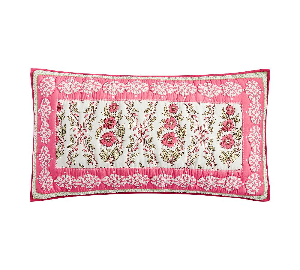 Roller Rabbit Trellis Floral Quilted Sham | Pottery Barn (US)