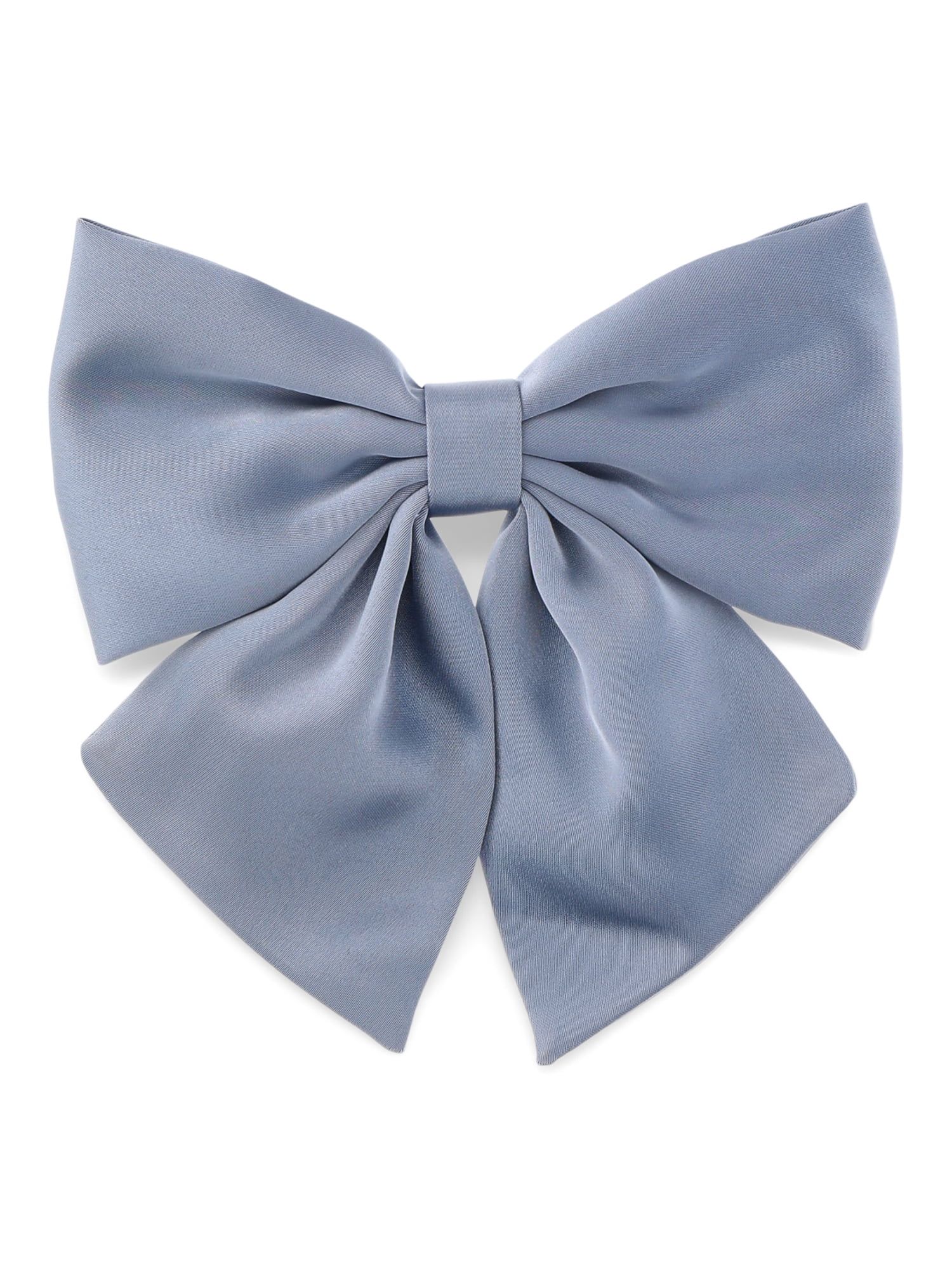 Time and Tru Fabric Bow Barret Blue | Walmart (US)