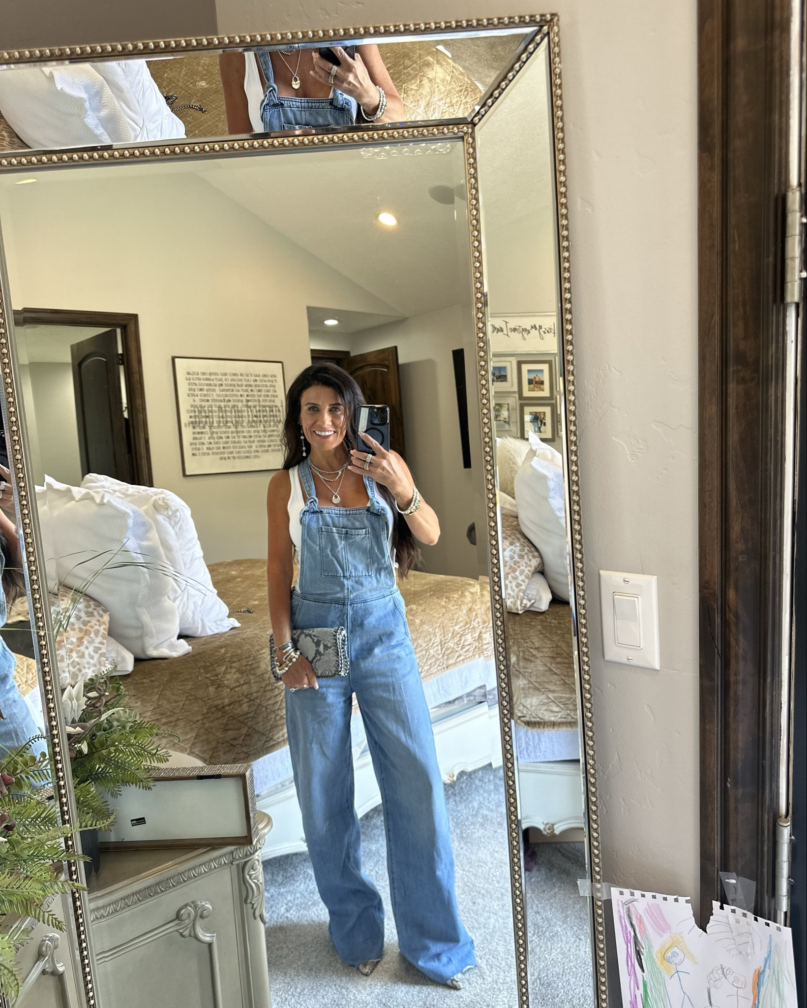 Jean Overalls .... yes please! Cooler later summer outfit with heels ✨

#Vici 

#LTKFallSale #LTKSaleAlert #LTKFindsUnder50