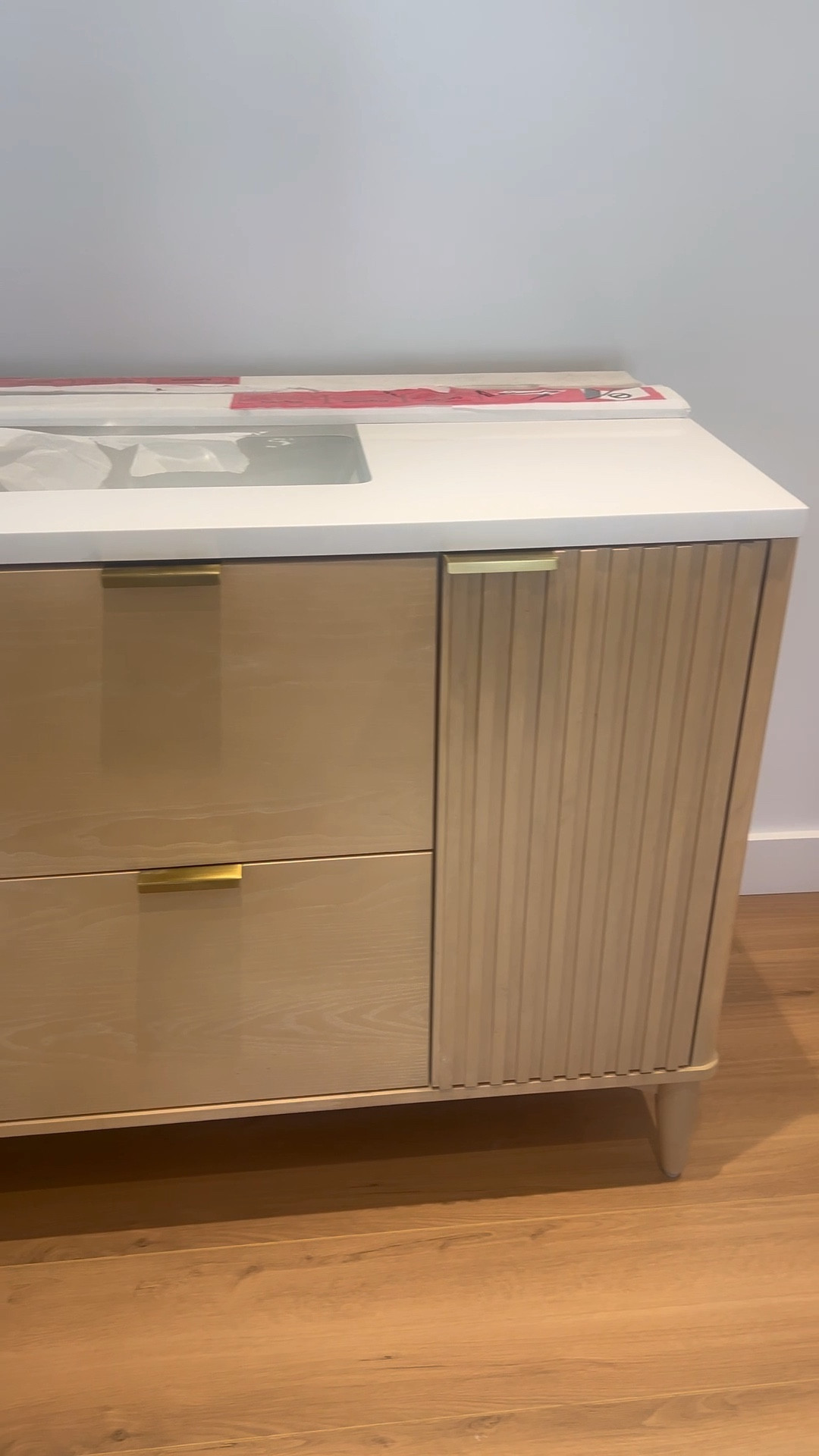 Reeded vanity without the crazy price tag

#LTKHome