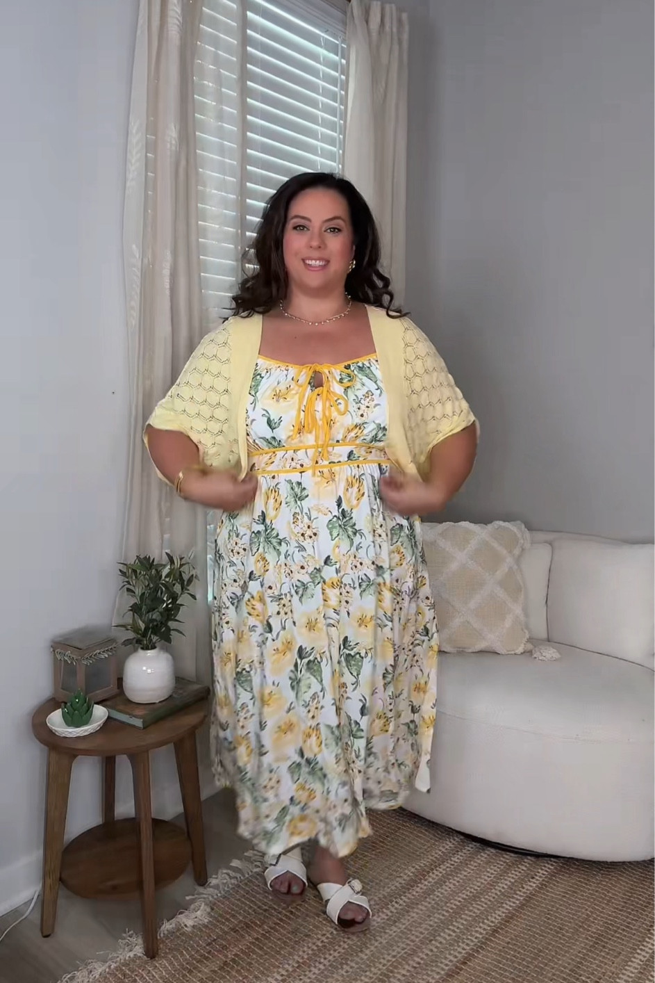 The perfect summer dress and shrug! Generous sizing I’m in xxl in both and I think it would work for 3x 

#LTKPlusSize