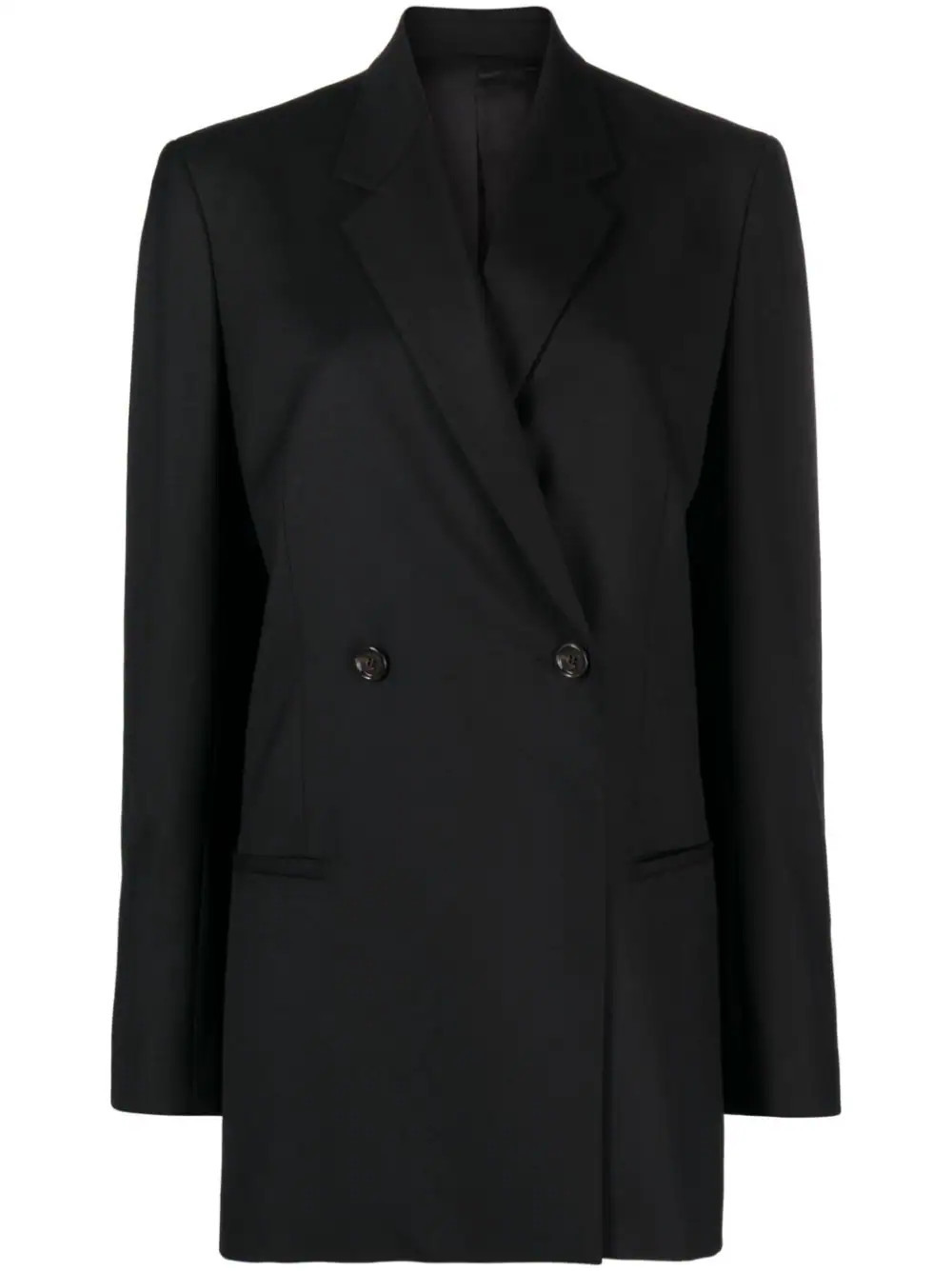 TOTEME double-breasted blazer - Black | Farfetch Global
