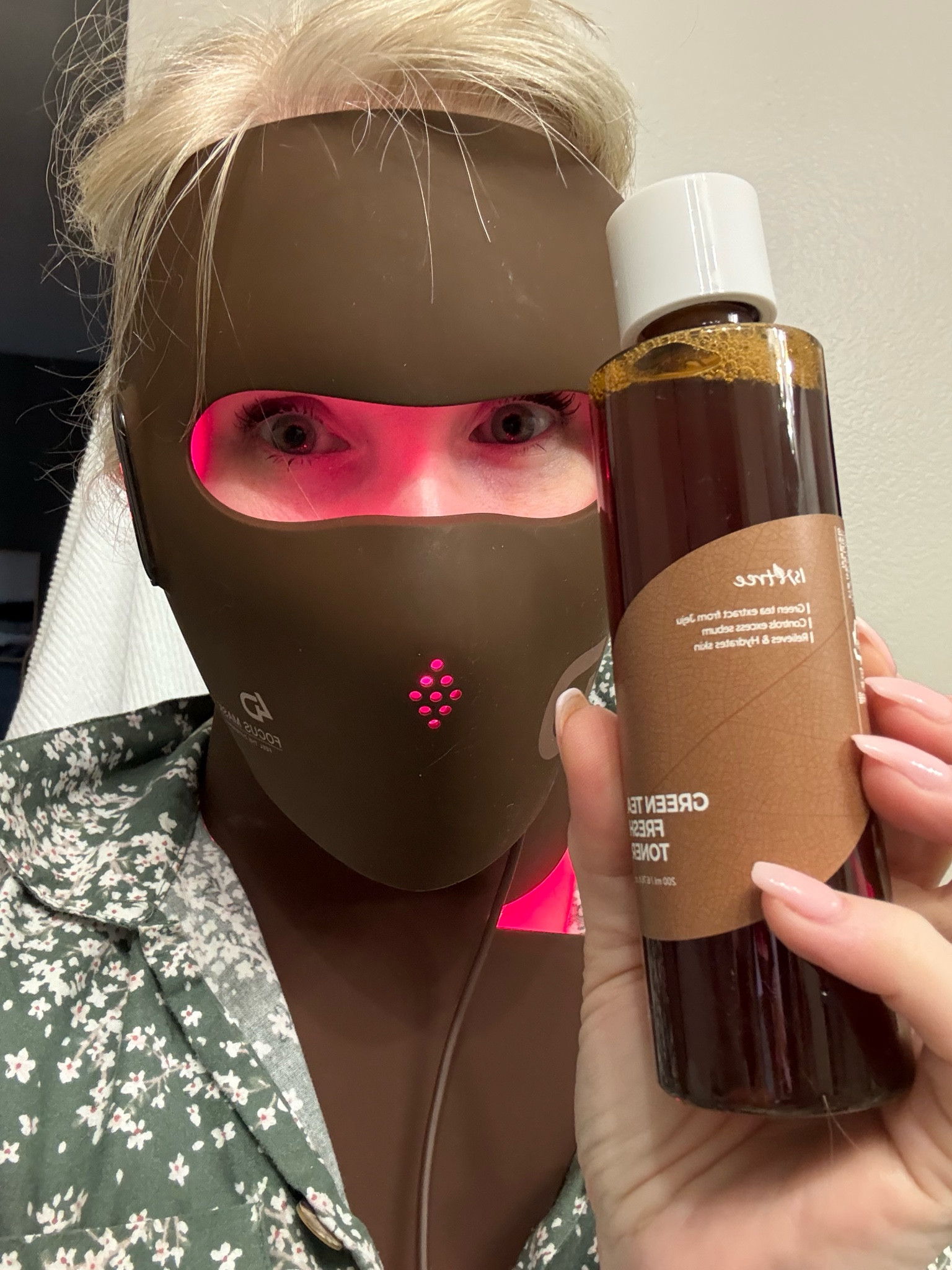 Amping up my JOVS red laser light therapy with a green tea toner! 

#LTKBeauty